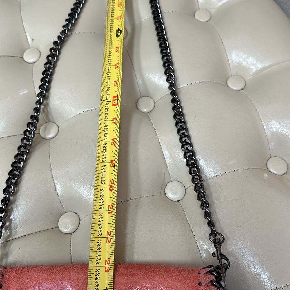 NEW Borse in Pelle genuine leather Chain-Trimmed Bag. - Picture 12 of 12